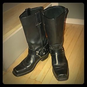 Frye biker boots
